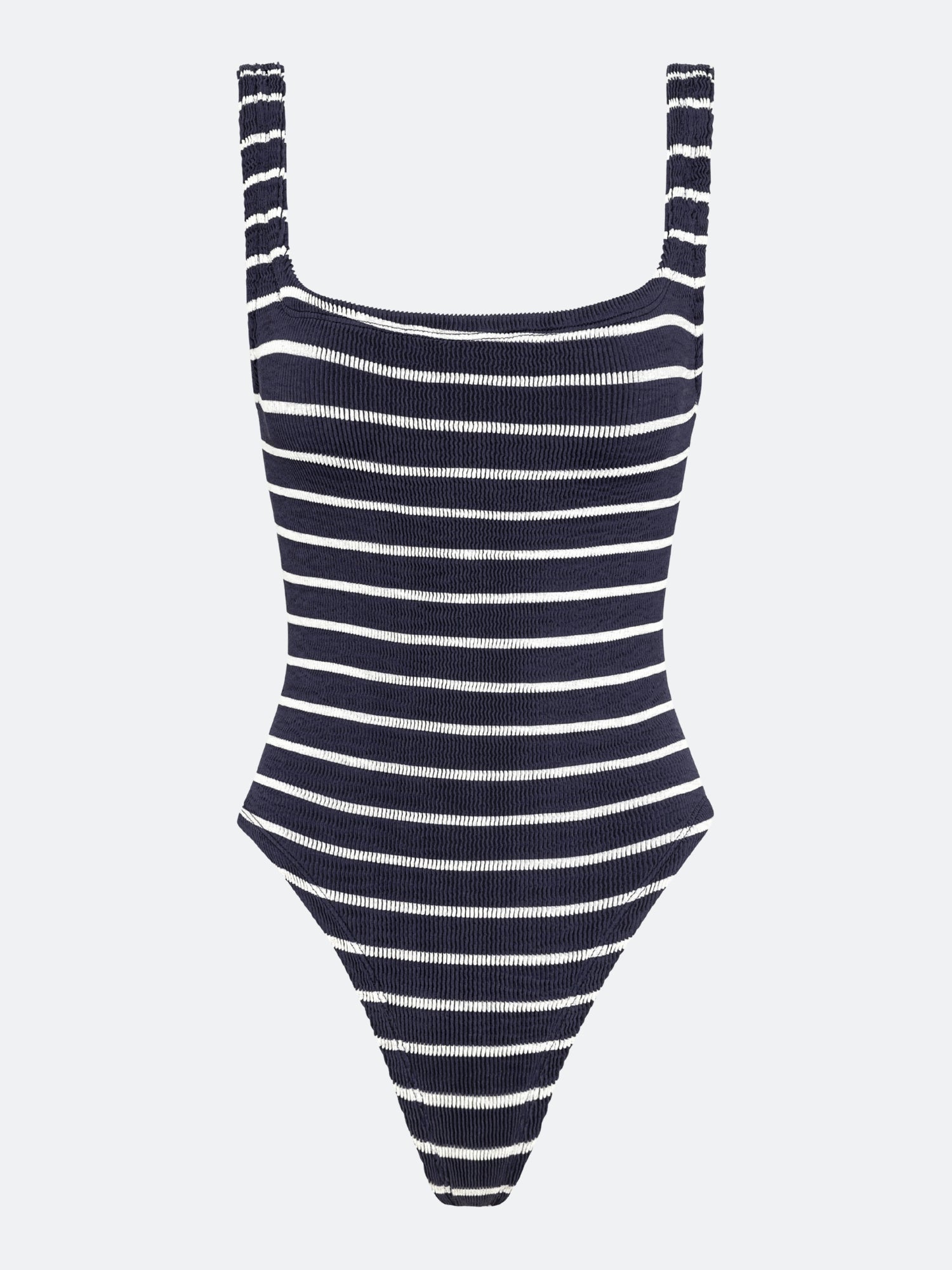 TOUJOURS トゥジュー striped gather one piece LIDO ONE PIECE - MIDNIGHT STRIPED – ELYSIIAN