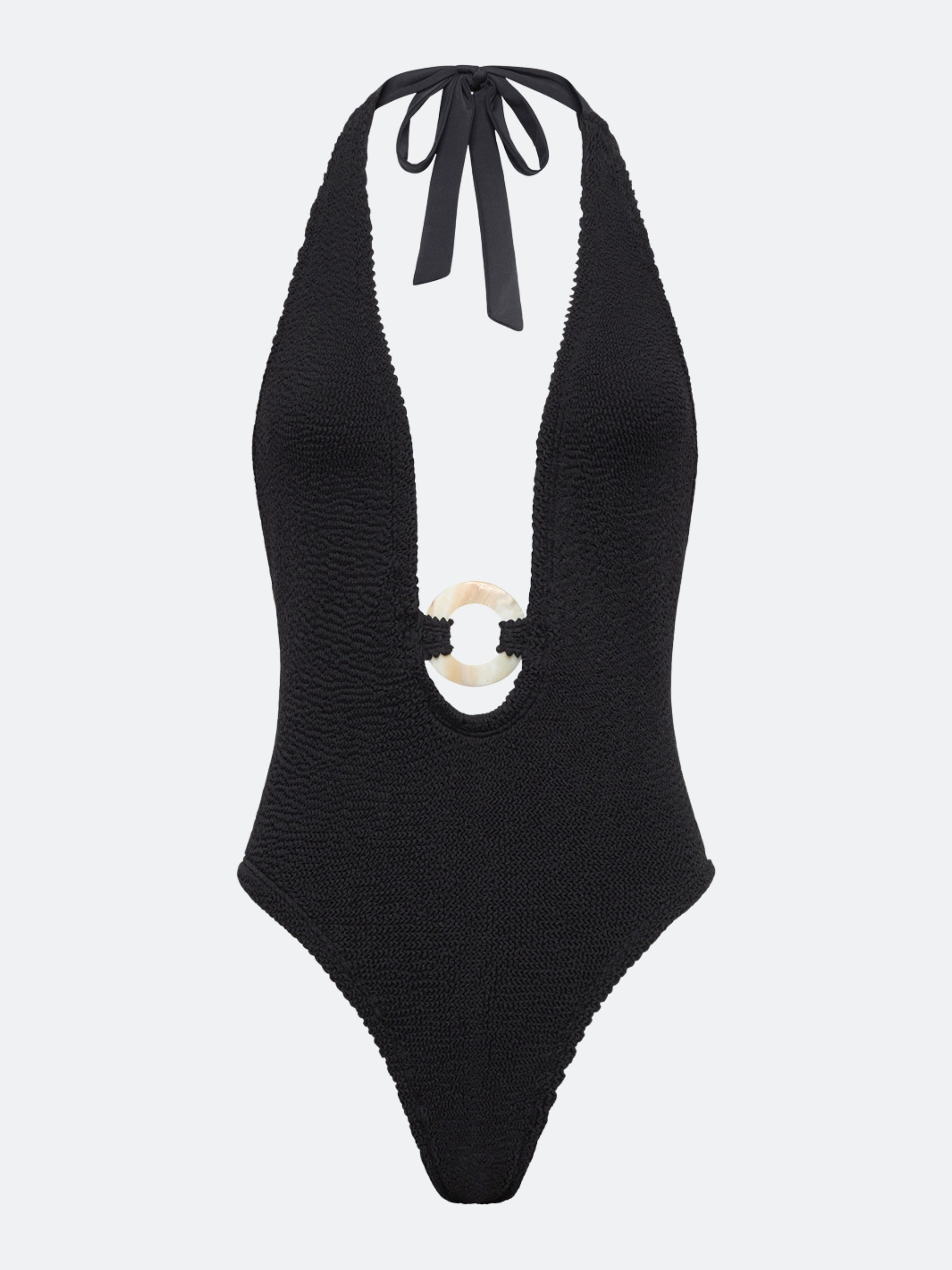 BALBOA DEEP PLUNGE ONE PIECE - BLACK – ELYSIIAN