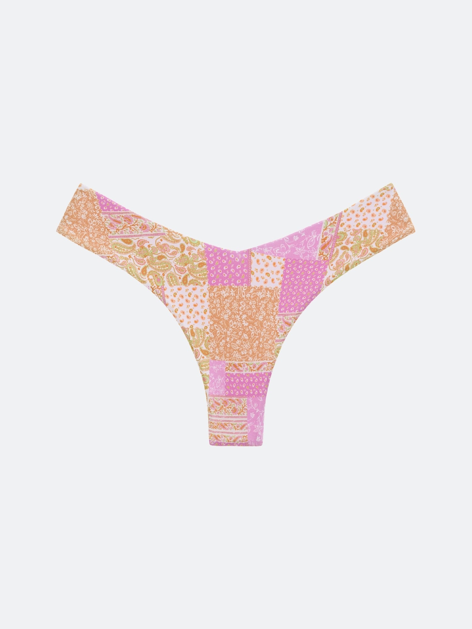 KAUAI BIKINI BOTTOM - PINK PAISLEY – ELYSIIAN