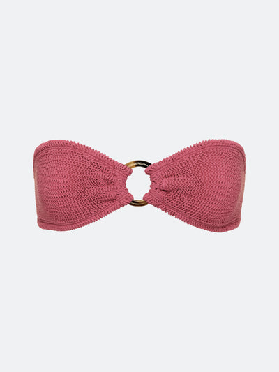 BALBOA O-RING BIKINI TOP - WINE