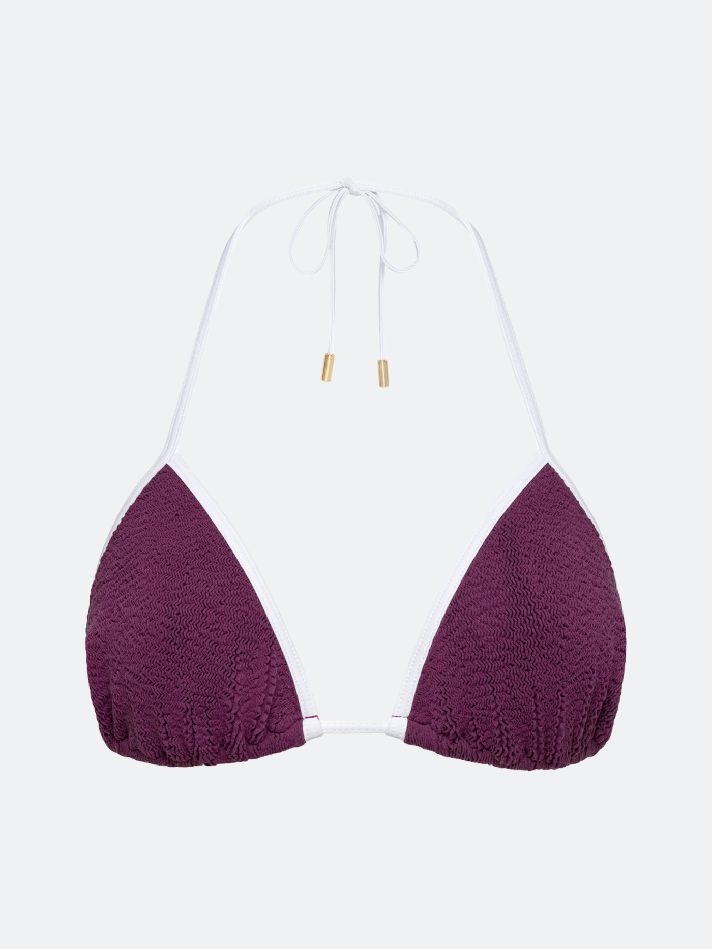 BALBOA TRIANGLE BIKINI TOP - PLUM