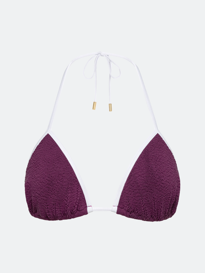 BALBOA TRIANGLE BIKINI TOP - PLUM