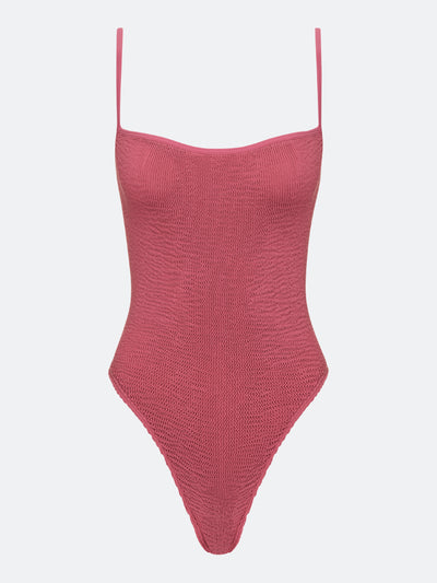 BALBOA THIN STRAP ONE PIECE - WINE