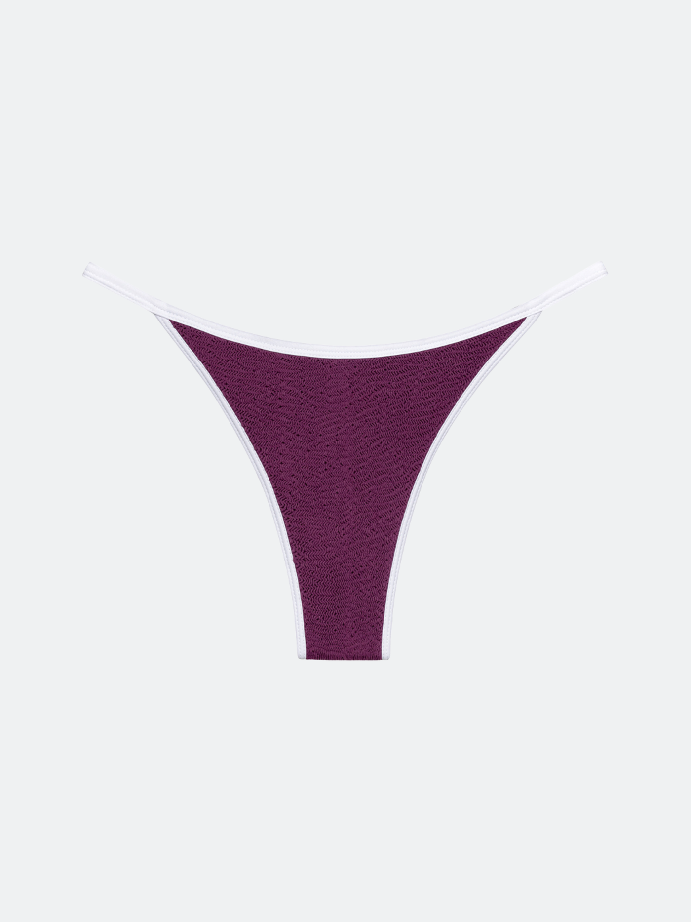 BALBOA BINDING BIKINI BOTTOM - PLUM