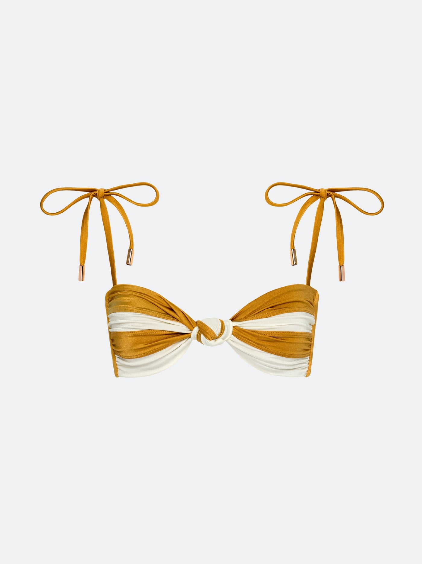 MONTAUK REVERSIBLE BIKINI TOP - MARIGOLD