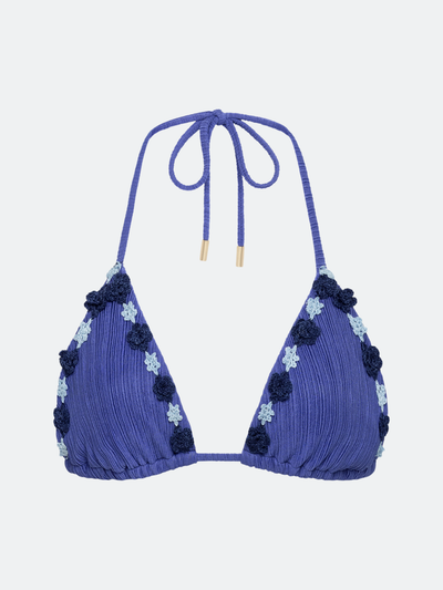 LA JOLLA BIKINI TOP - BLUE SHELLS