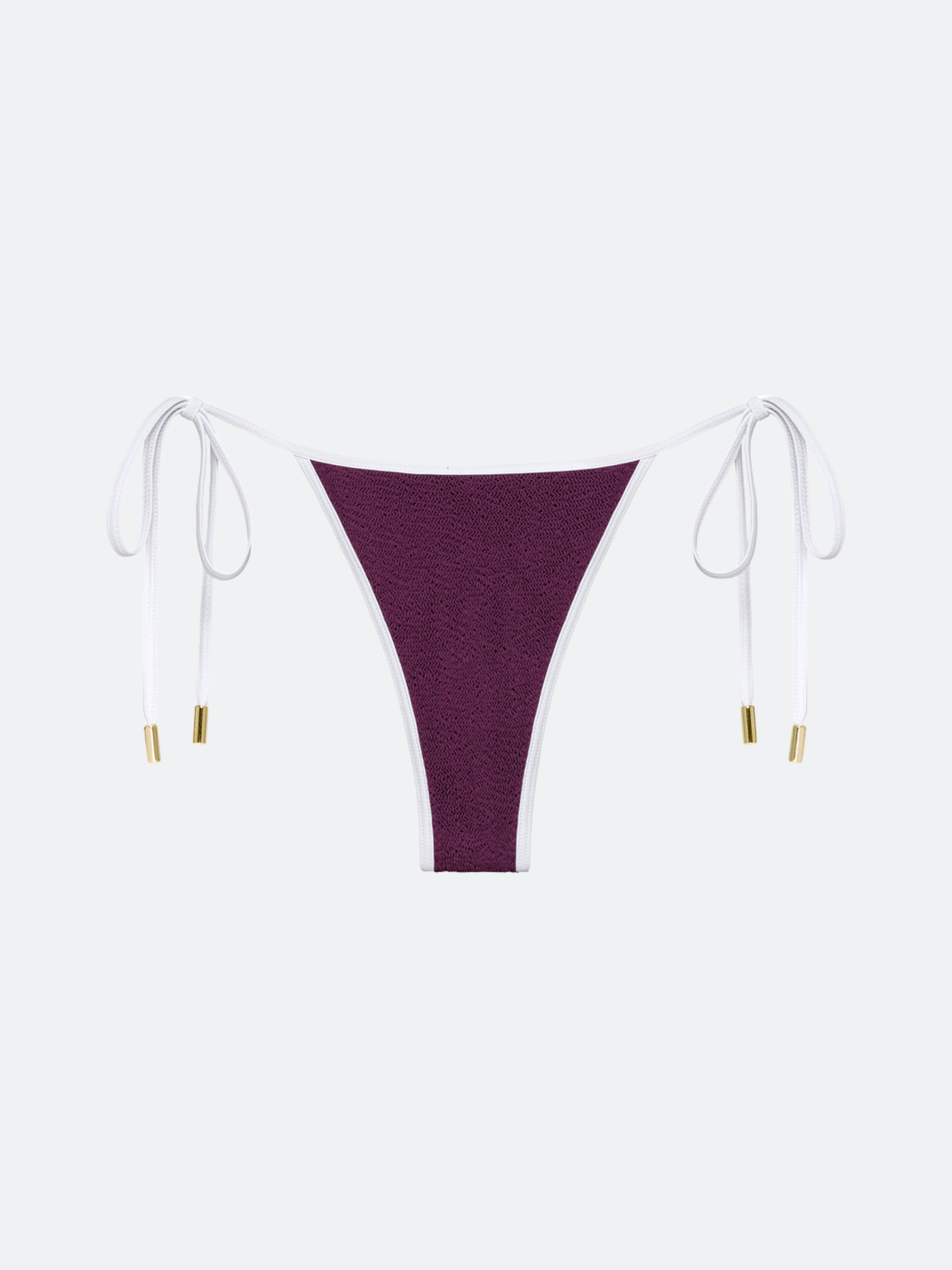 BALBOA TRIANGLE BIKINI BOTTOM - PLUM