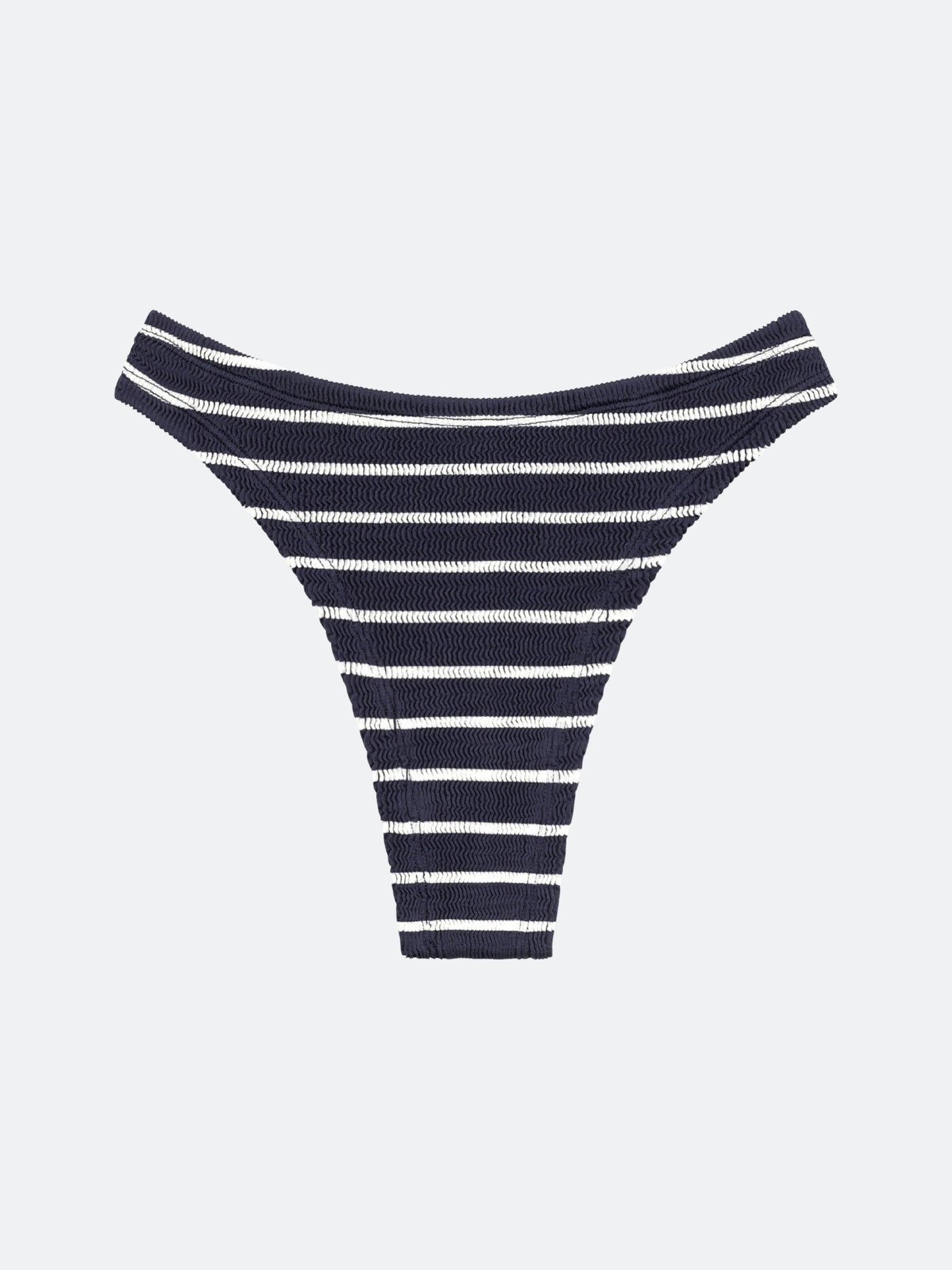 BALBOA HIGH RISE BIKINI BOTTOM - MIDNIGHT STRIPED