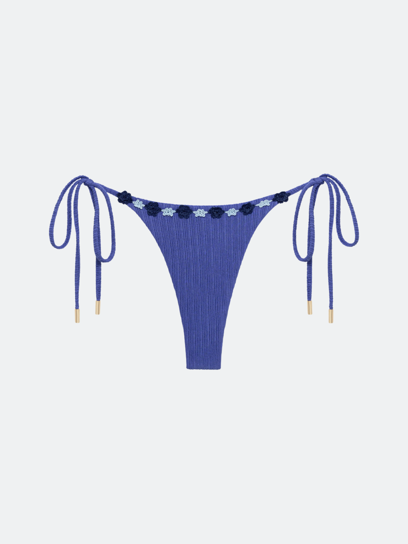 LA JOLLA CHEEKY BIKINI BOTTOM - BLUE SHELLS