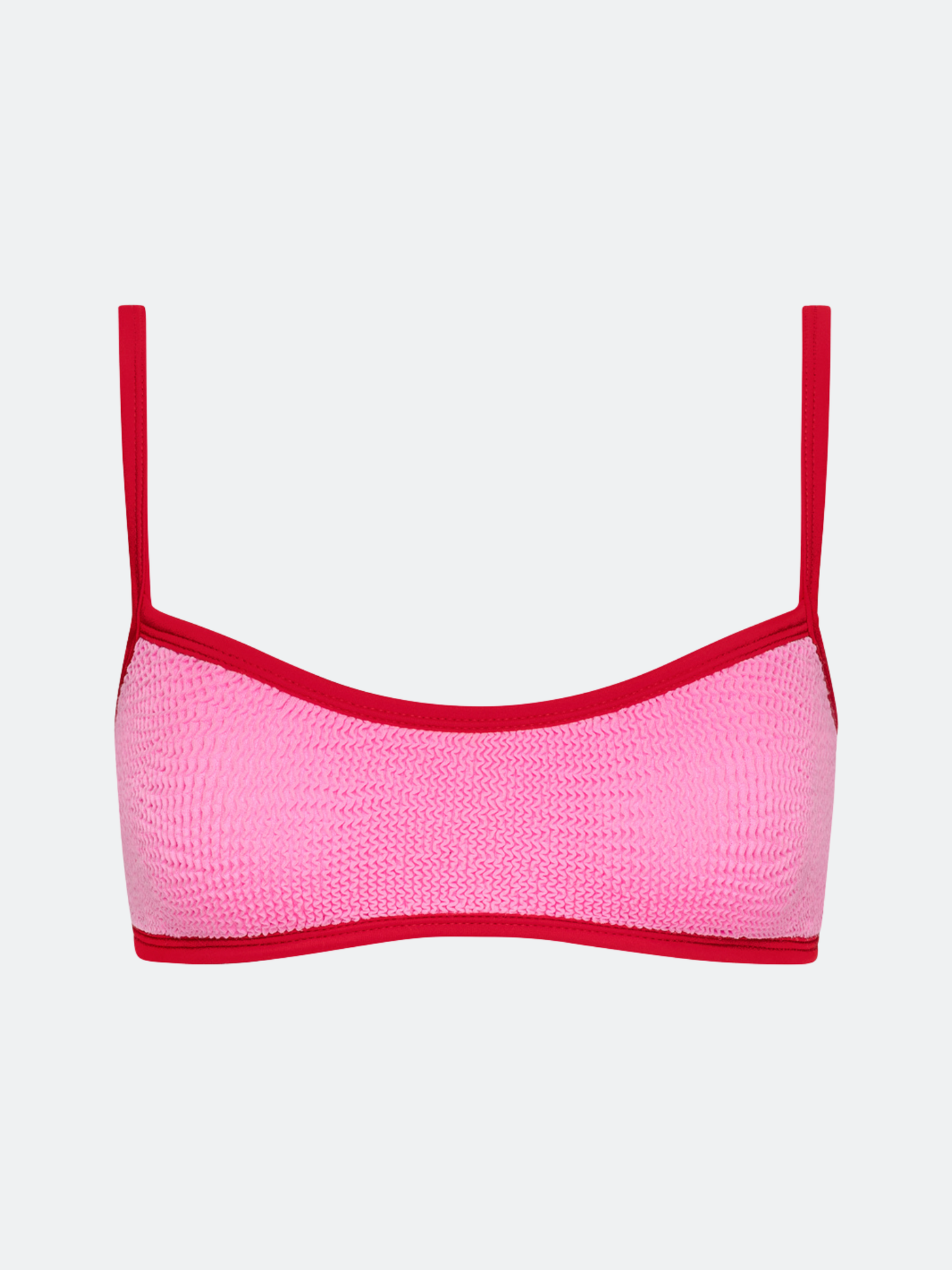 BALBOA BINDING BIKINI TOP - PINK