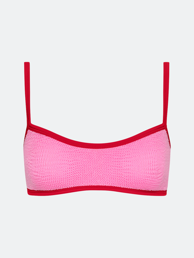 BALBOA BINDING BIKINI TOP - PINK