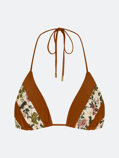 LA JOLLA BIKINI TOP - AUTUMN BLOOM