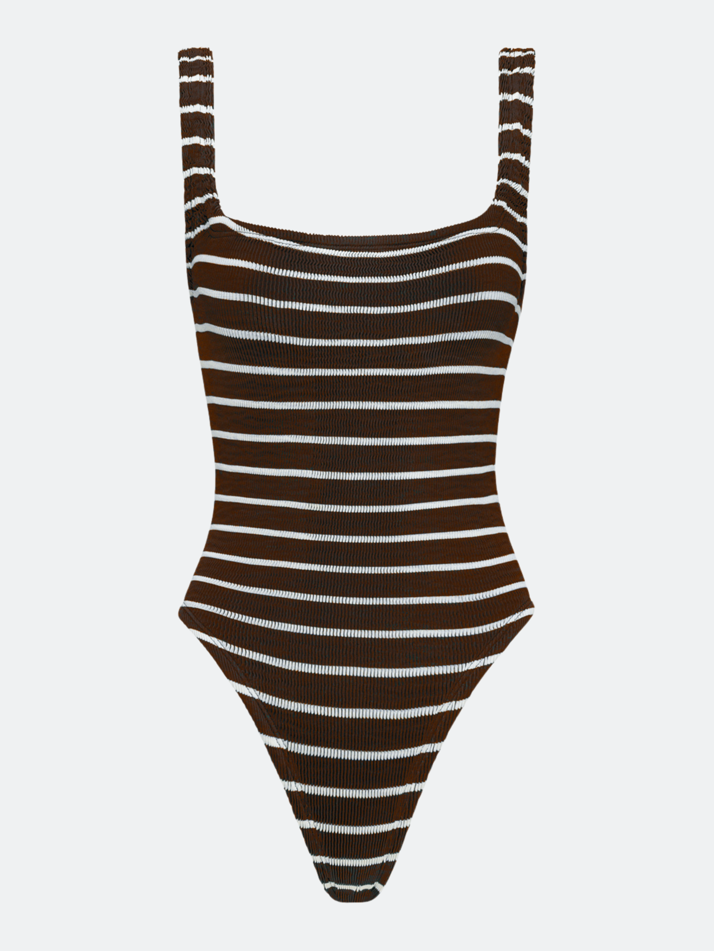 BALBOA ONE PIECE - CHOCOLATE BROWN STRIPED