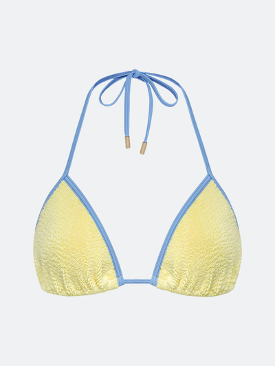 BALBOA TRIANGLE BIKINI TOP - BUTTER