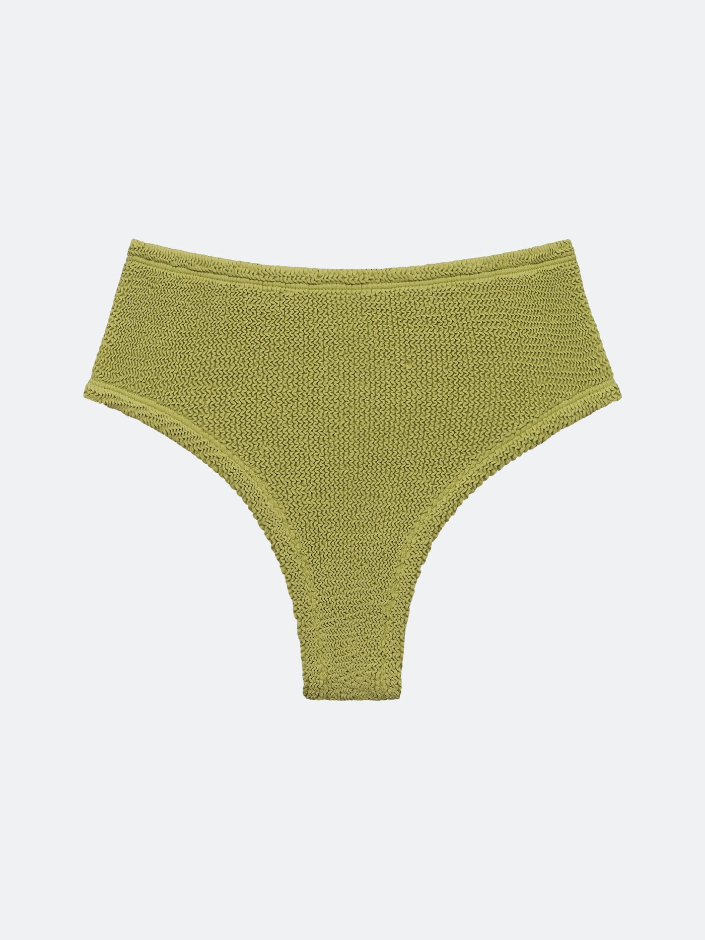BALBOA HIGH WAISTED BIKINI BOTTOM - SAFFRON
