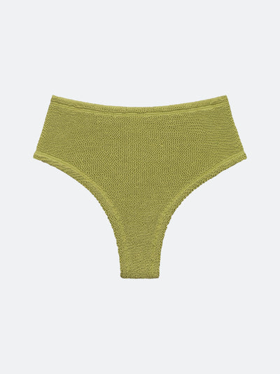 BALBOA HIGH WAISTED BIKINI BOTTOM - SAFFRON