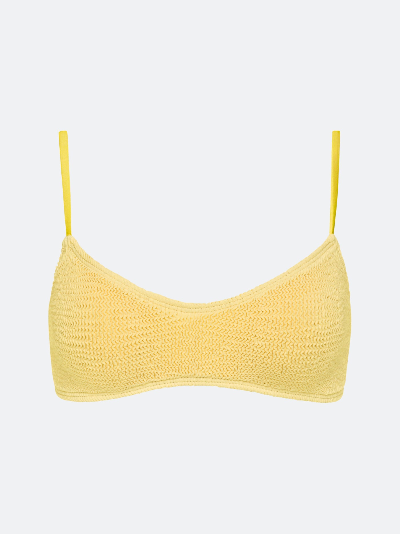 BALBOA LOW SCOOP BIKINI TOP - BUTTER