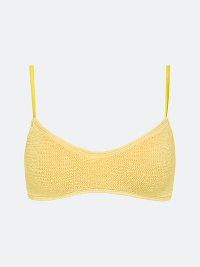 BALBOA LOW SCOOP BIKINI TOP - BUTTER