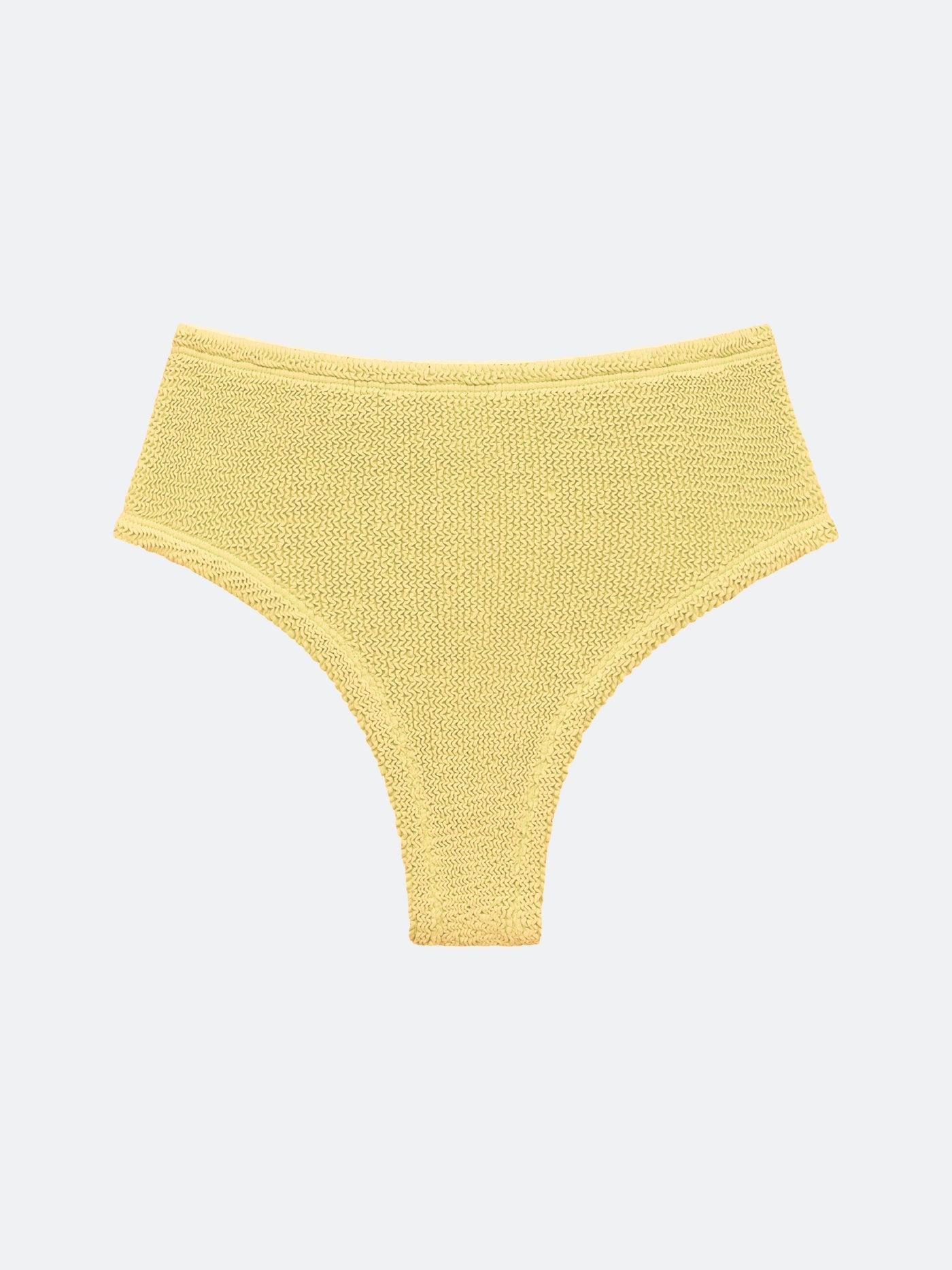 BALBOA HIGH WAISTED BIKINI BOTTOM - BUTTER
