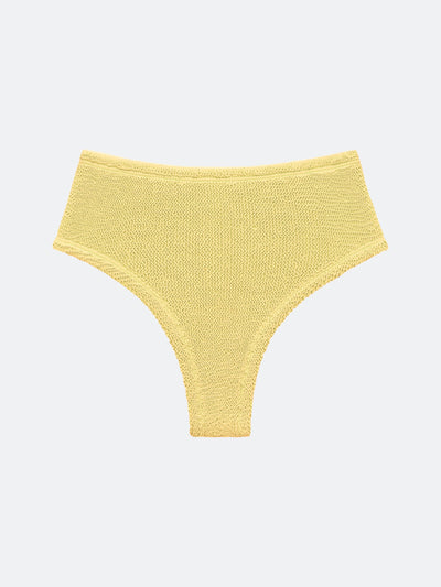 BALBOA HIGH WAISTED BIKINI BOTTOM - BUTTER