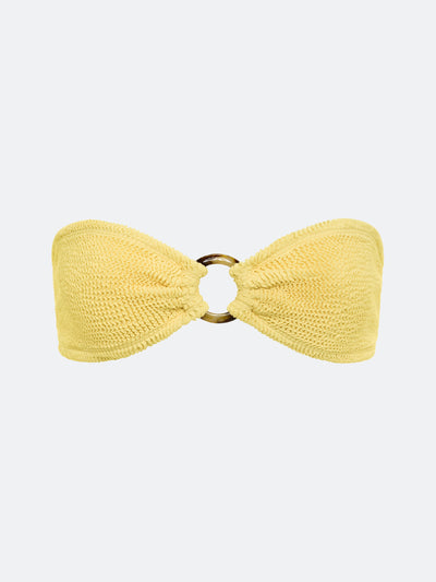 BALBOA O-RING BIKINI TOP - BUTTER