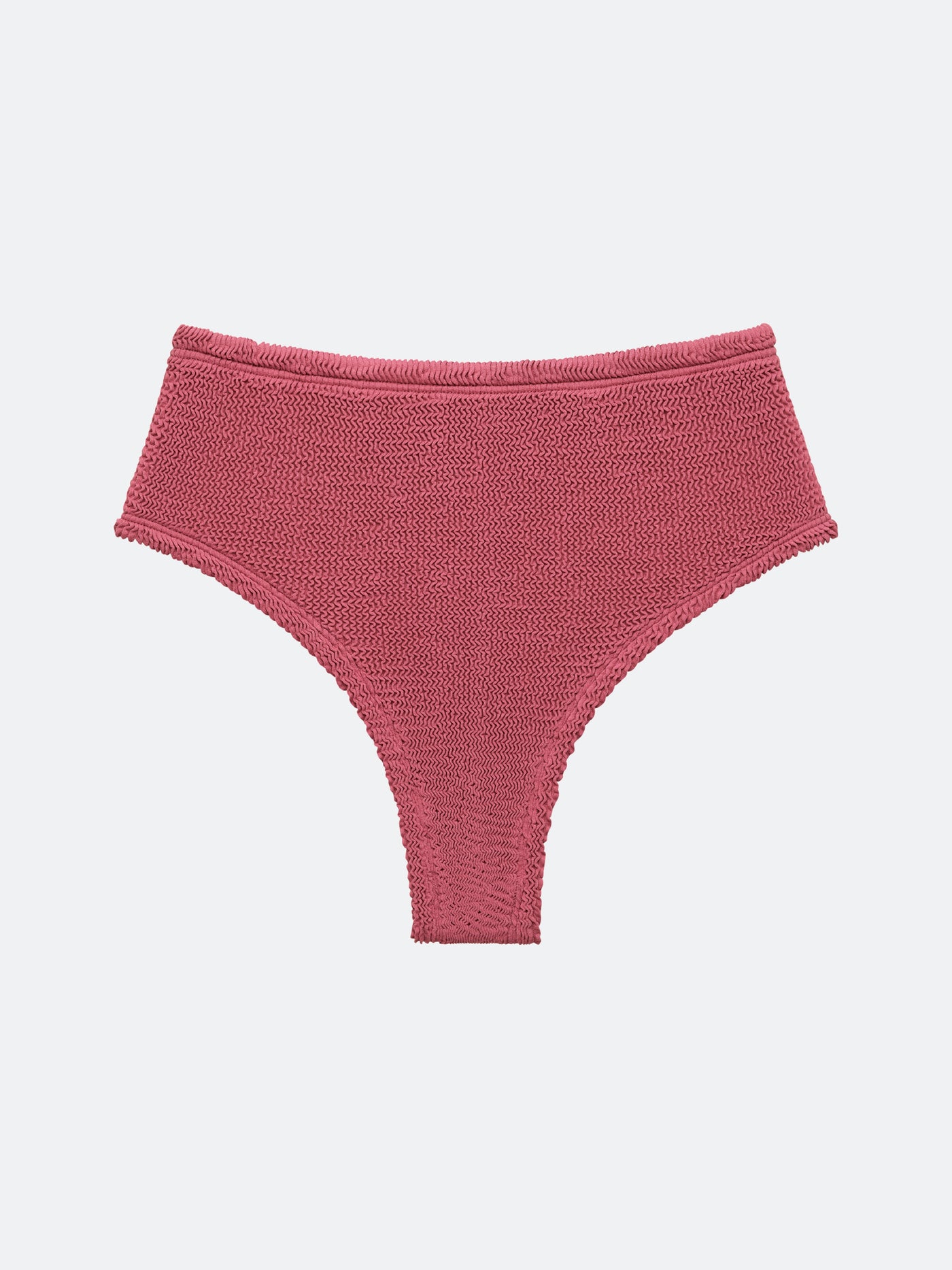 BALBOA HIGH WAISTED BIKINI BOTTOM - WINE