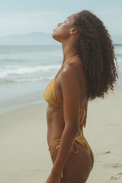 LA JOLLA CHEEKY BIKINI BOTTOM - MARIGOLD