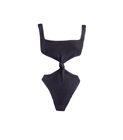 BALBOA KNOTTED ONE PIECE - BLACK